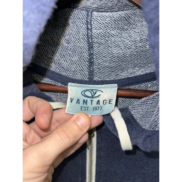 Vintage Bing Hoodie Microsoft Computer Internet Promotional Blue Zip Up XL - Picture 6 of 11